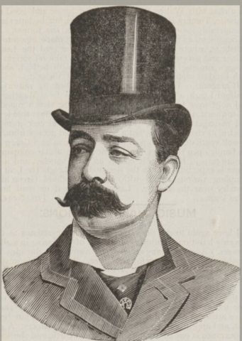 Leotard Bosco, as pictured in the Music Hall and Theatre Review of 6 April 1894. From the collection of David Robinson